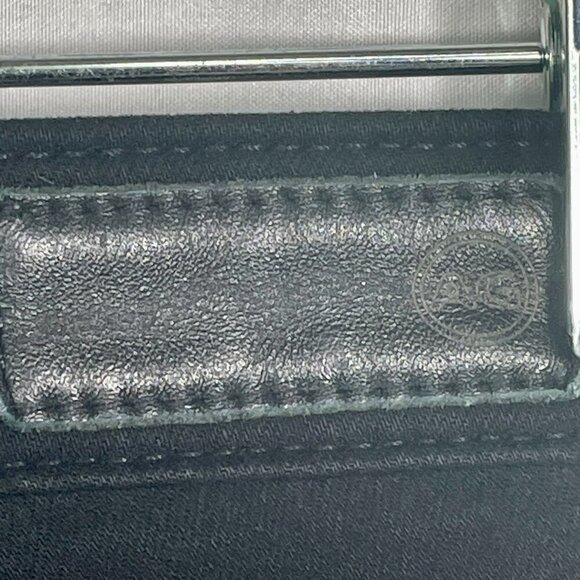 AG Adriano Goldschmied The Angel Boot Cut Low Rise Jeans Black Denim Size 25R - Picture 8 of 14